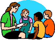 teacher and students image